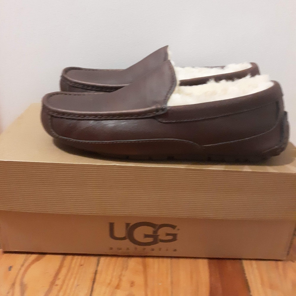 UGG Brown Leather Loafers